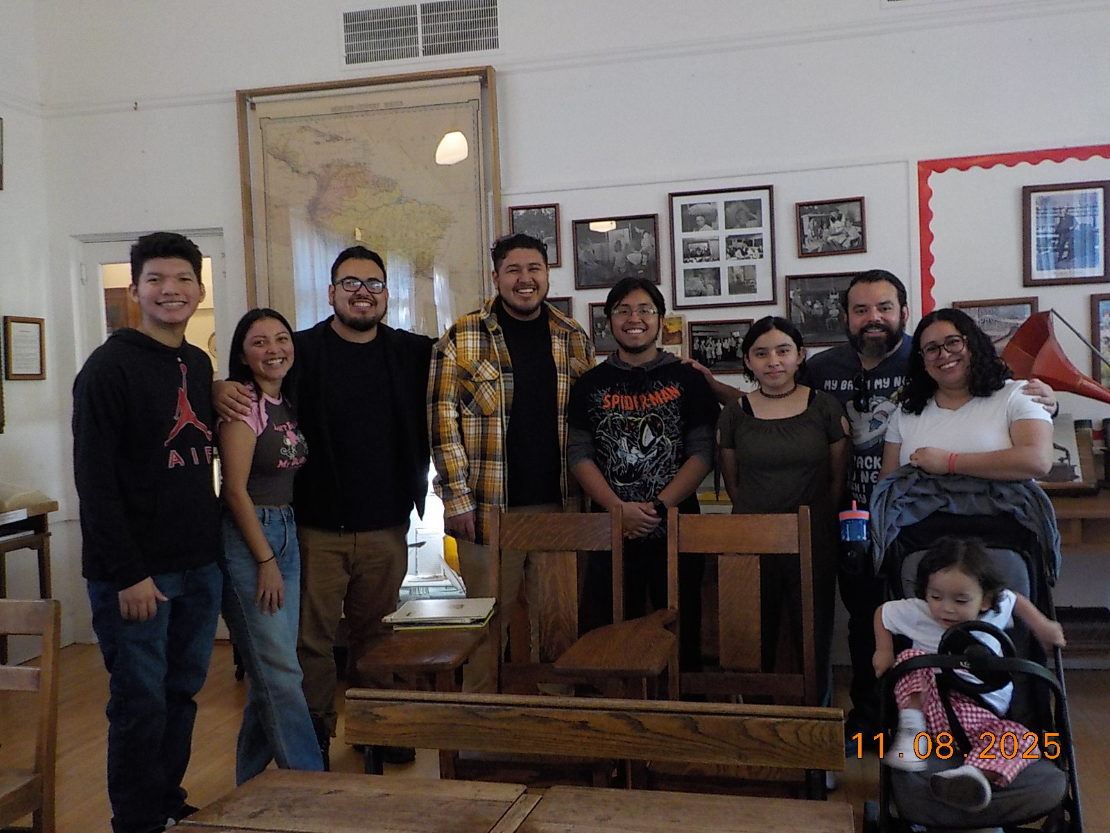 Friends from the youth ministry spending time together